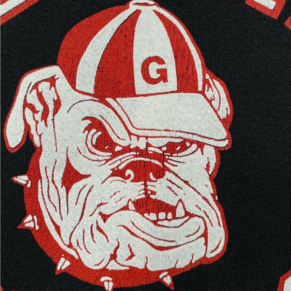 VTG 90’s University of Georgia Bulldogs Sweatshirt Women’s Size Medium USA Made - Picture 4 of 7